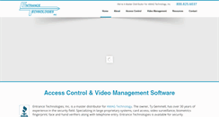 Desktop Screenshot of entrancetechnologiesinc.com